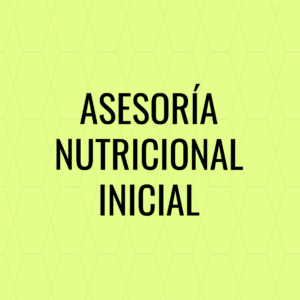 Asesoría Nutricional Inicial